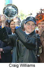 Craig Williams with Cox Plate (18294 bytes)